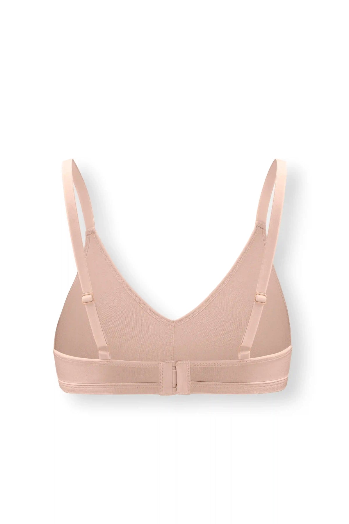 Women's V-Neck Bra in Chai