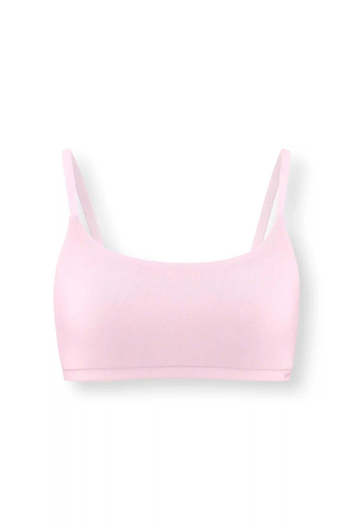Women's Scoop Neck Bralette in Peony