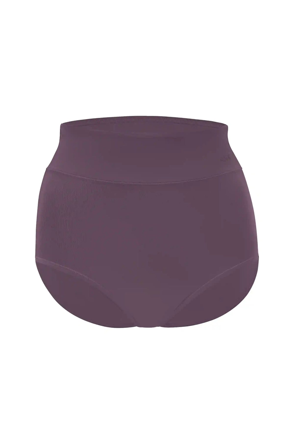 Women's High-Waisted Brief in Currant