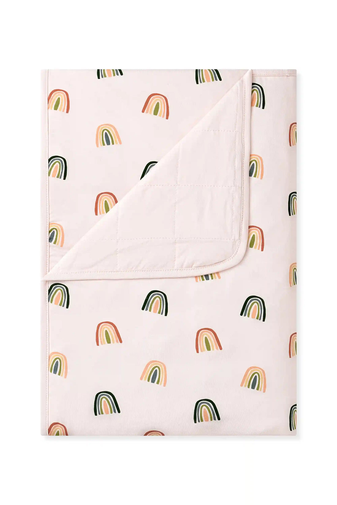 Toddler Blanket in Retro Rainbow 1.0