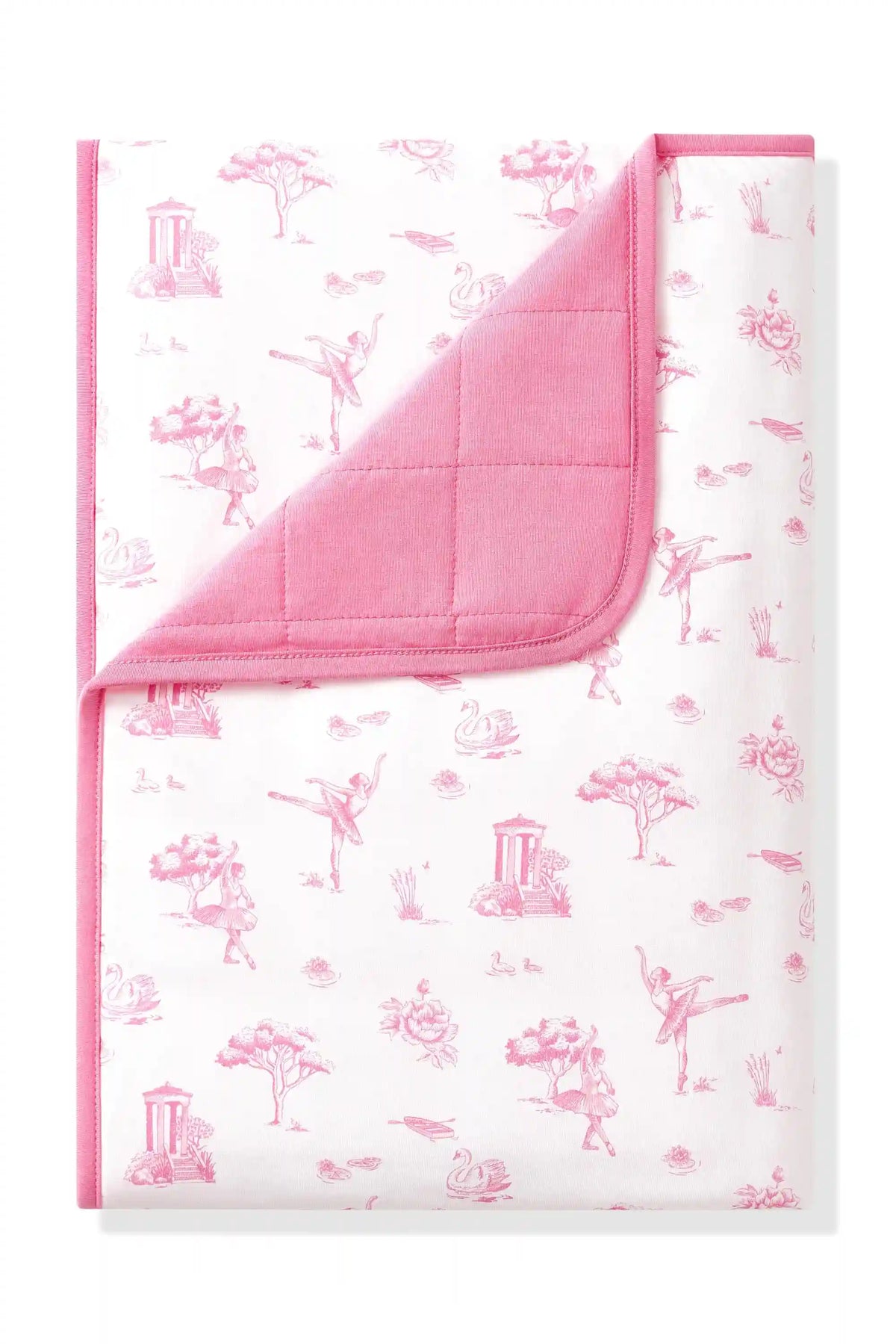 Toddler Blanket in Toile Ballet 1.0