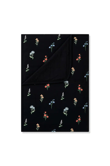 Toddler Blanket in Midnight Wildflower 1.0