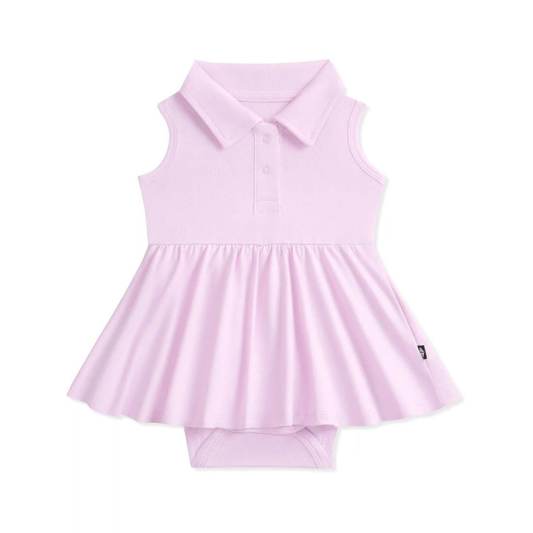Polo Bodysuit Dress in Thistle