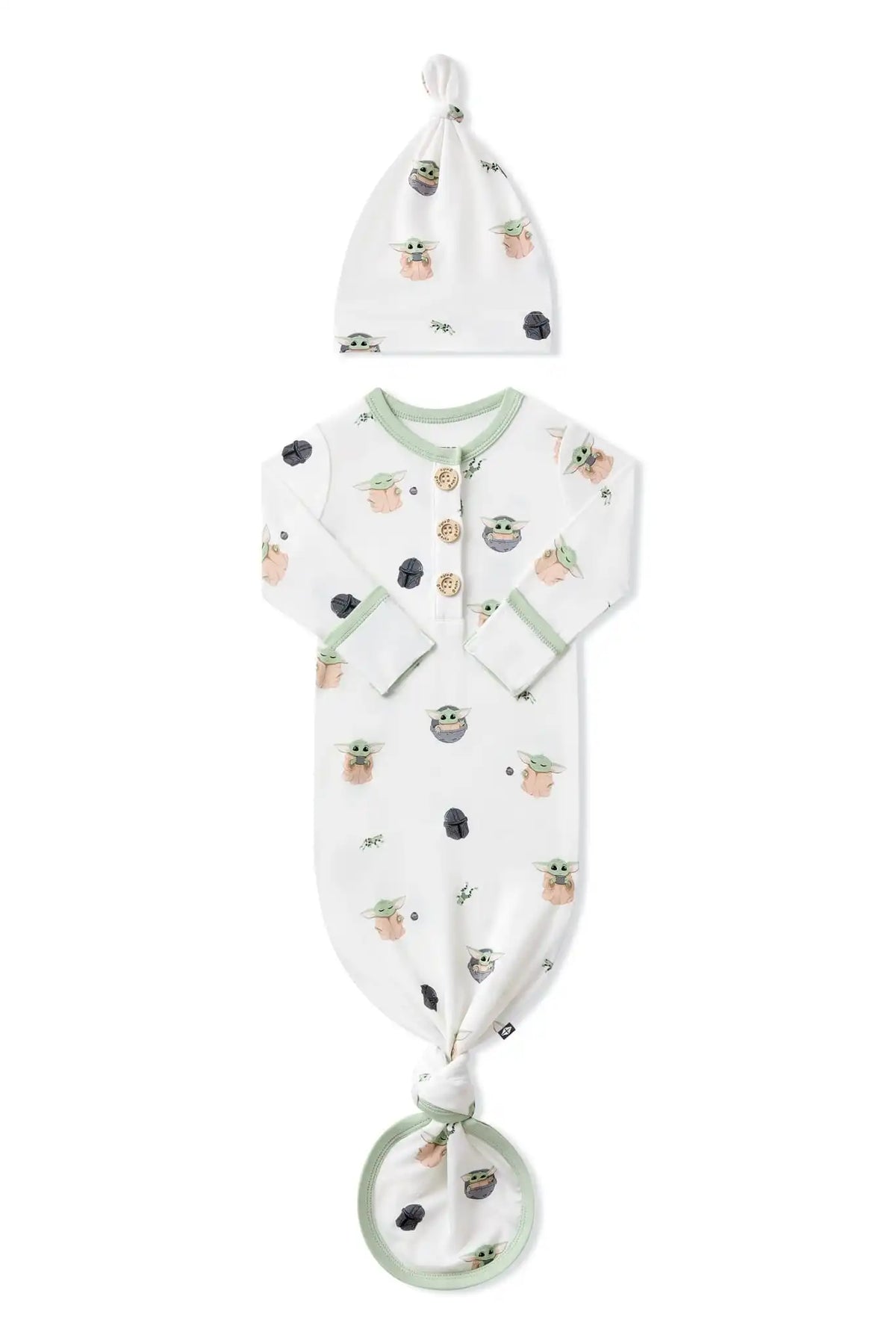 Knotted Day Gown with Hat Set in Grogu™