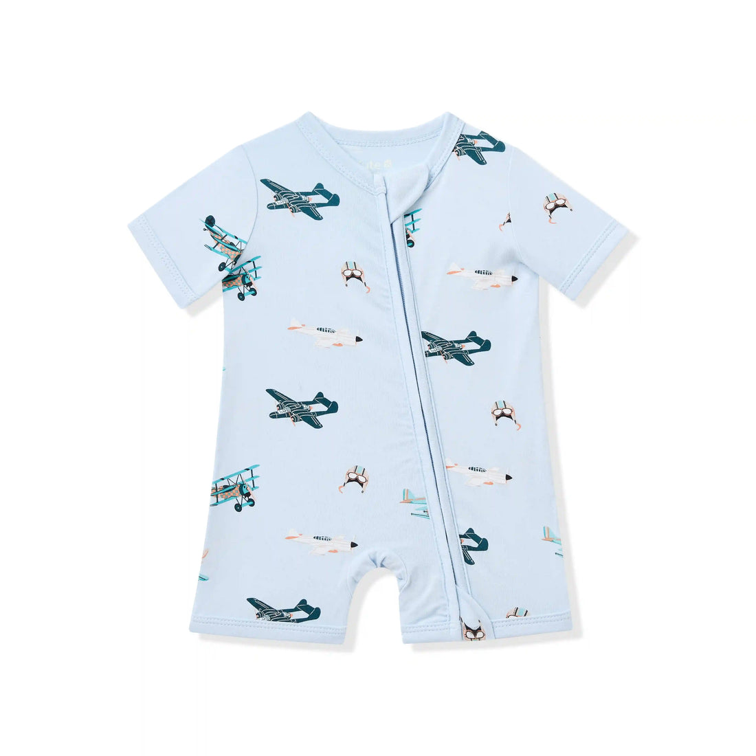 Zipper Shortall Romper in Take Off