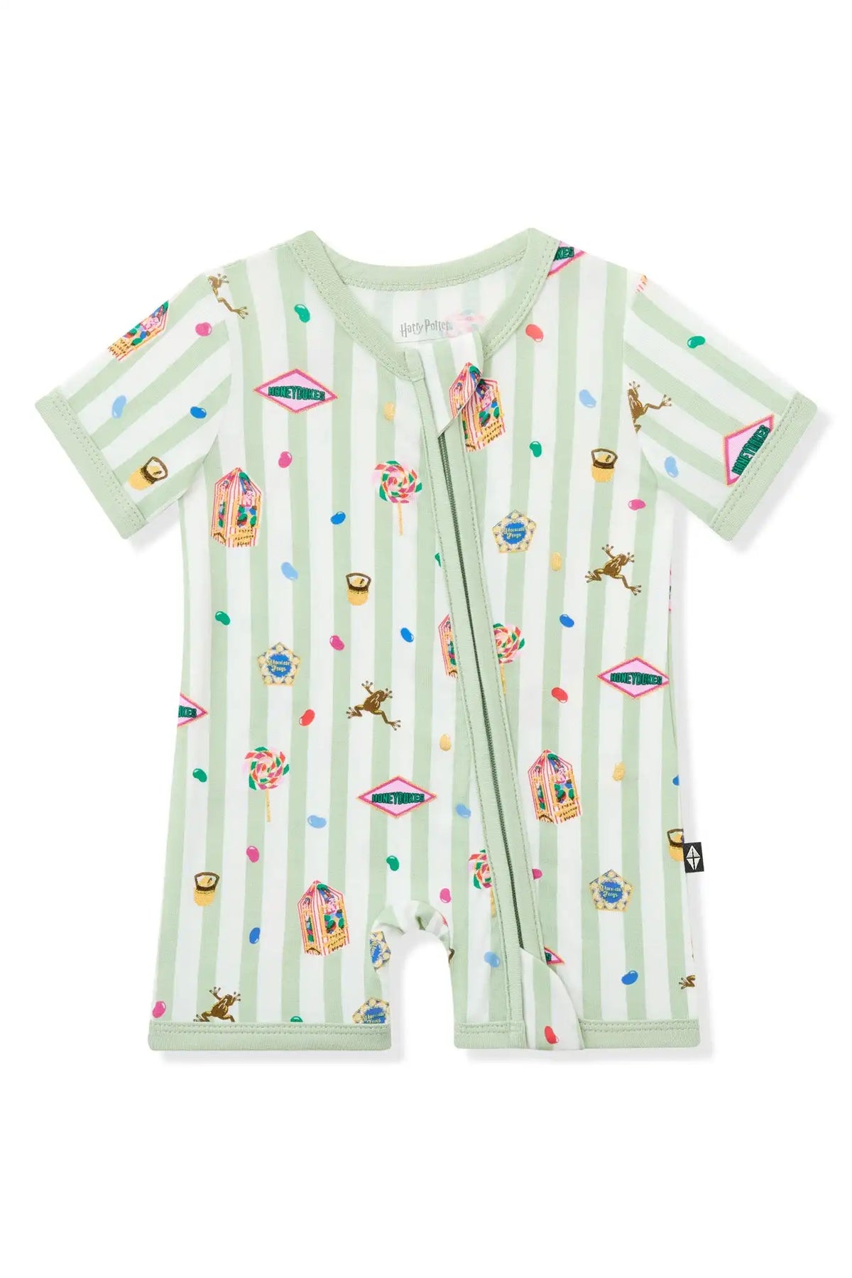 Zipper Shortall Romper in Honeydukes