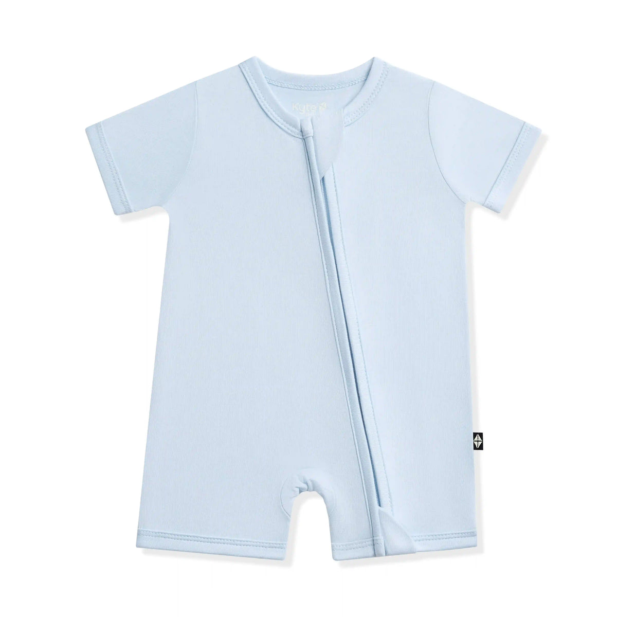Zipper Shortall Romper in Breeze