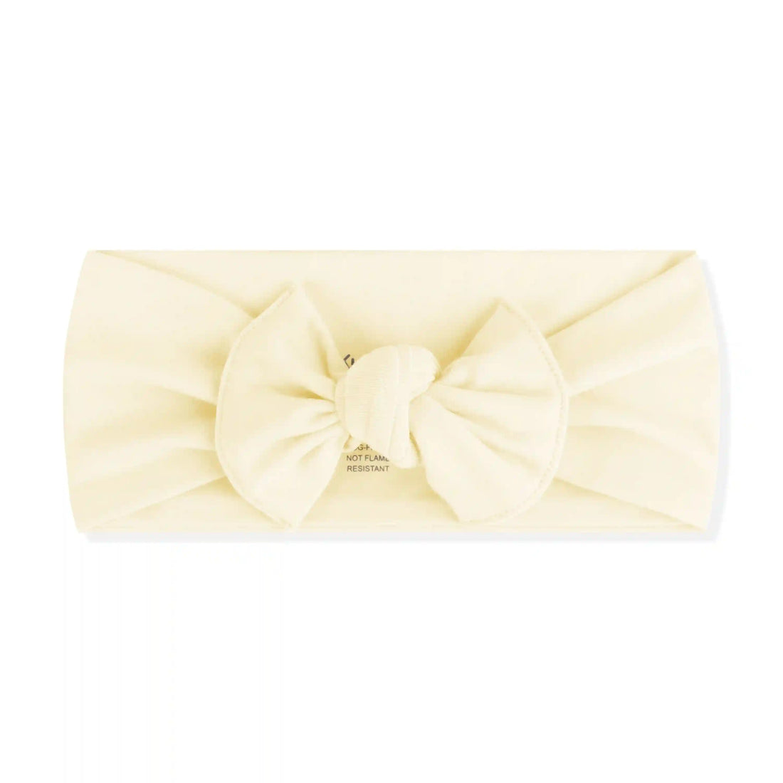 Knotted Bow Headband in Chamomile