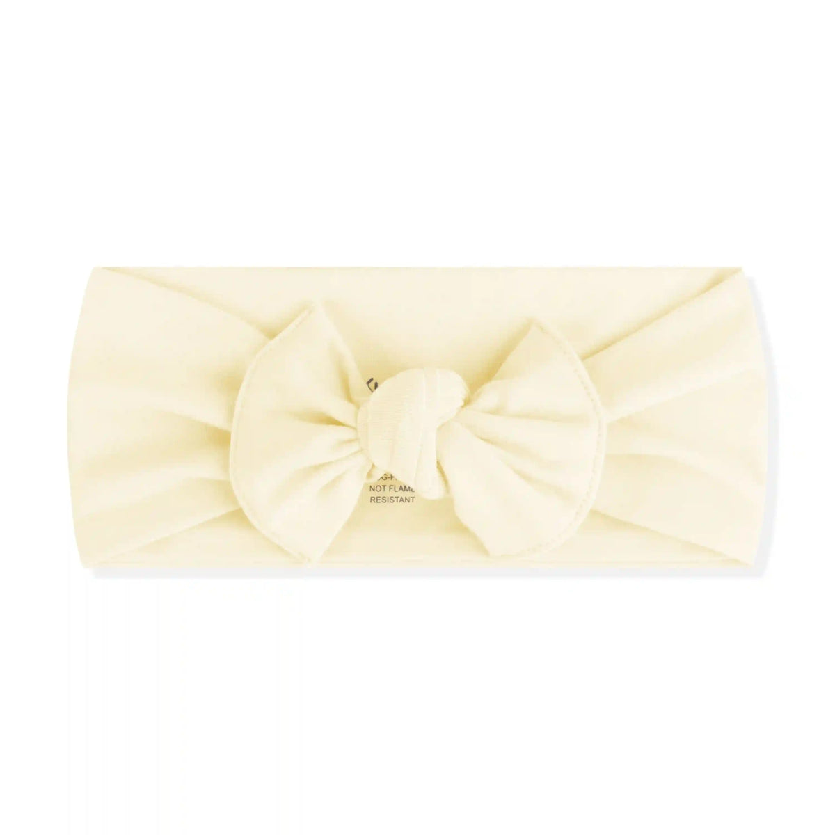 Knotted Bow Headband in Chamomile