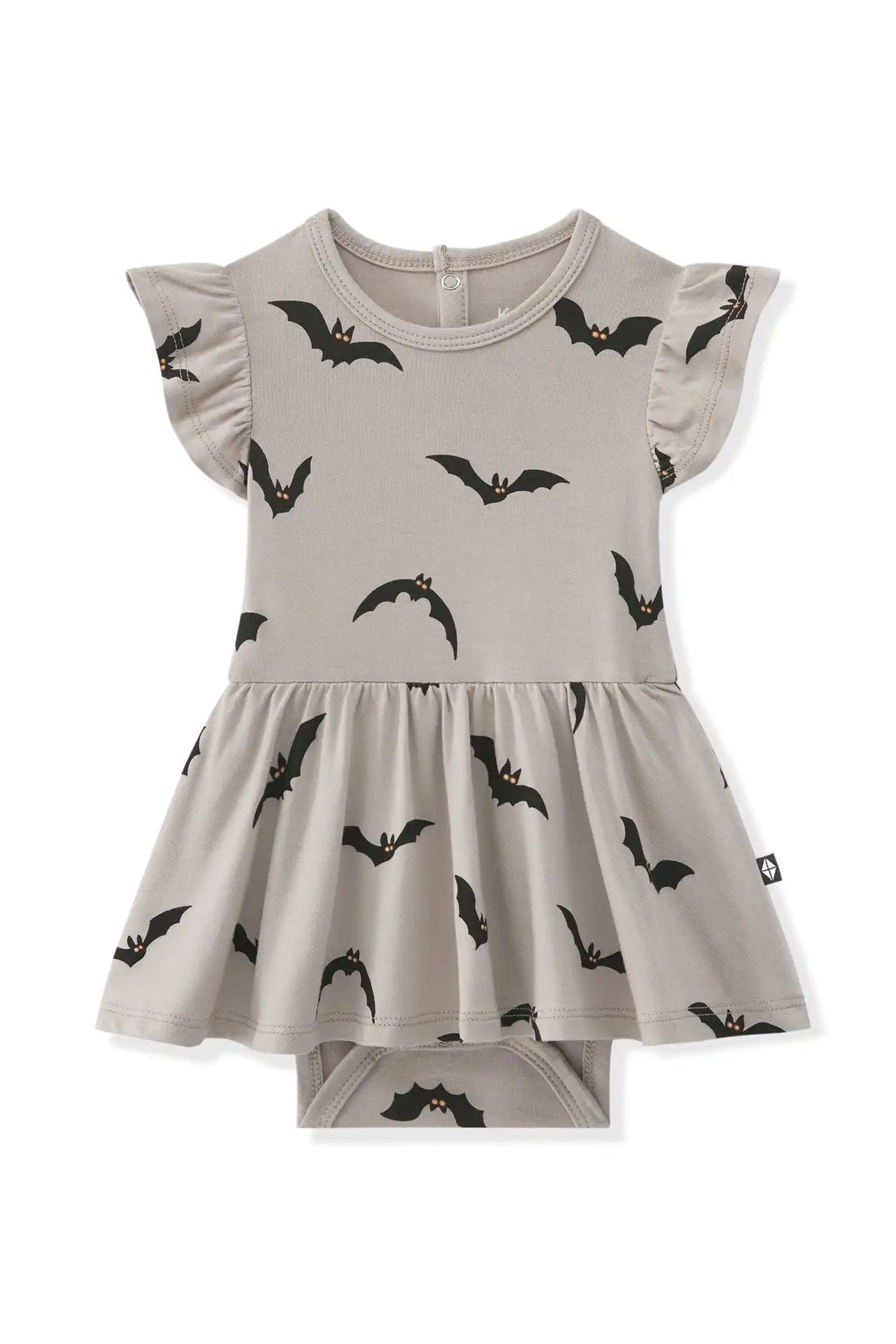 Twirl Bodysuit Dress in Bats