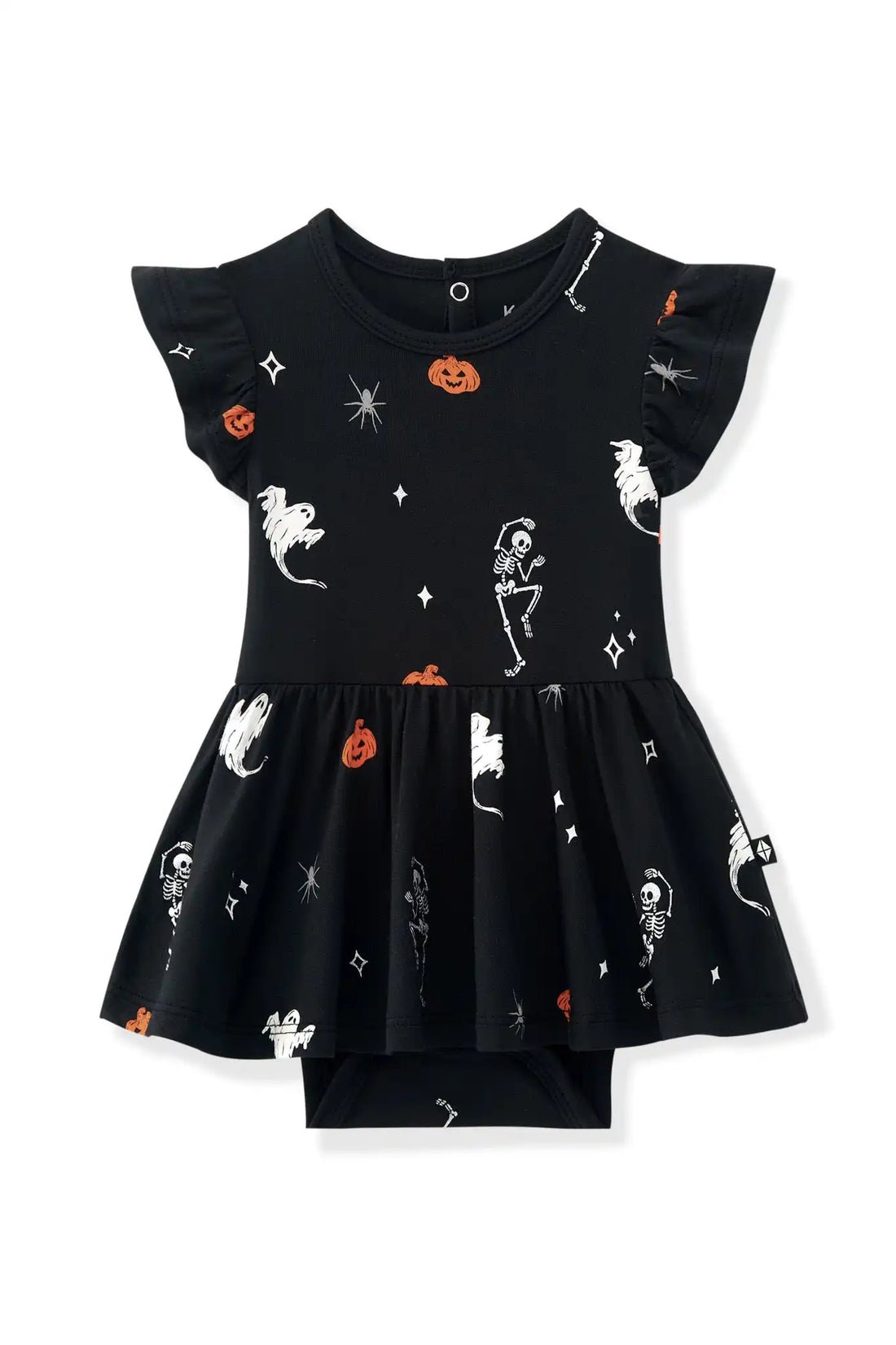 Twirl Bodysuit Dress in Halloween Friends