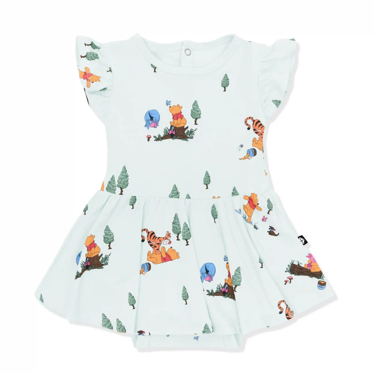 Twirl Bodysuit Dress in Winnie the Pooh Hundred Acre Wood