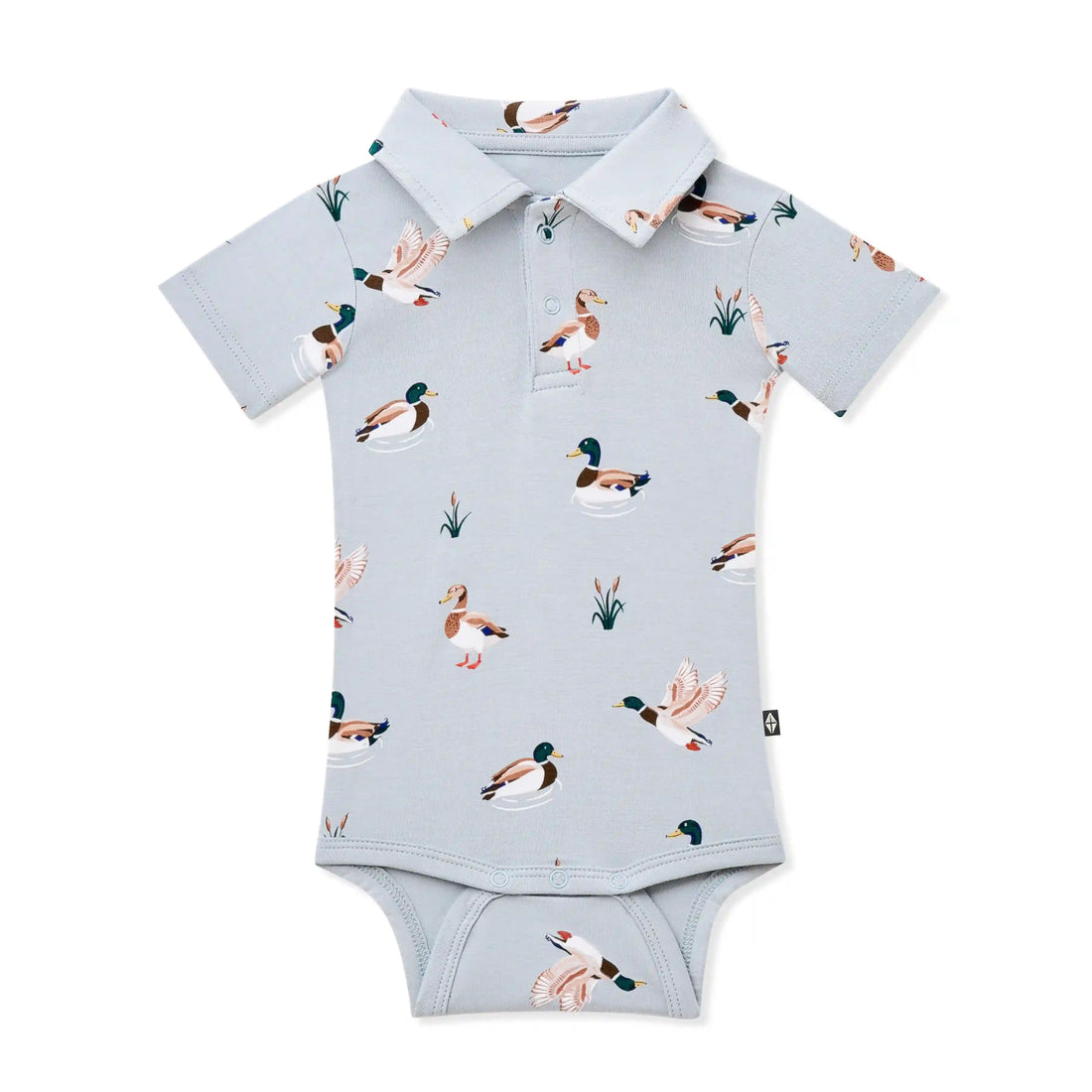 Polo Bodysuit in Mallard Duck