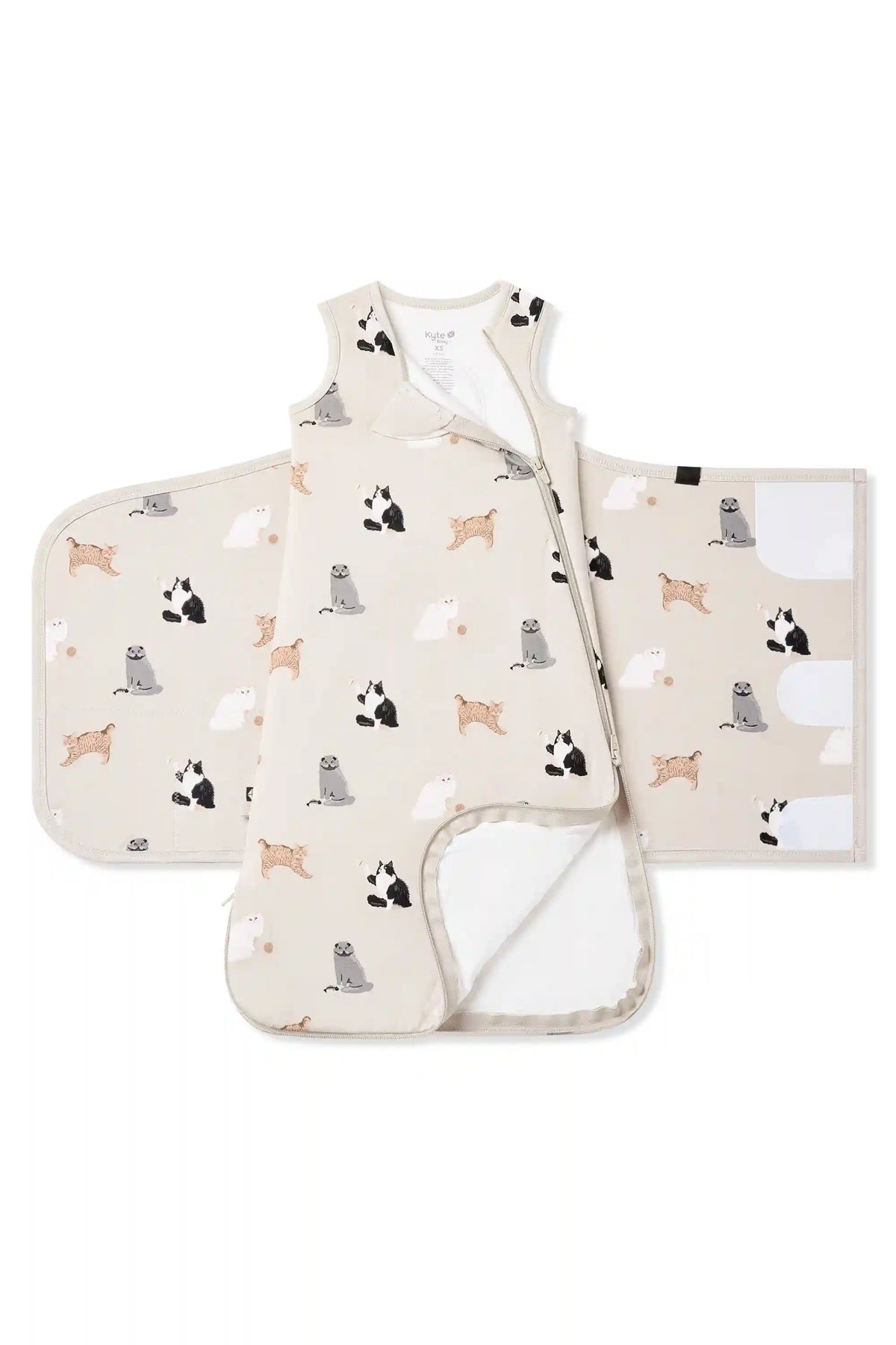 Sleep Bag Swaddler in Fluffy Cat 1.0