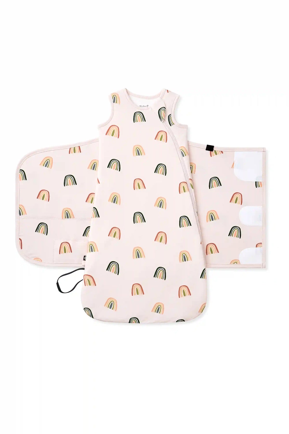 Sleep Bag Swaddler in Retro Rainbow 1.0