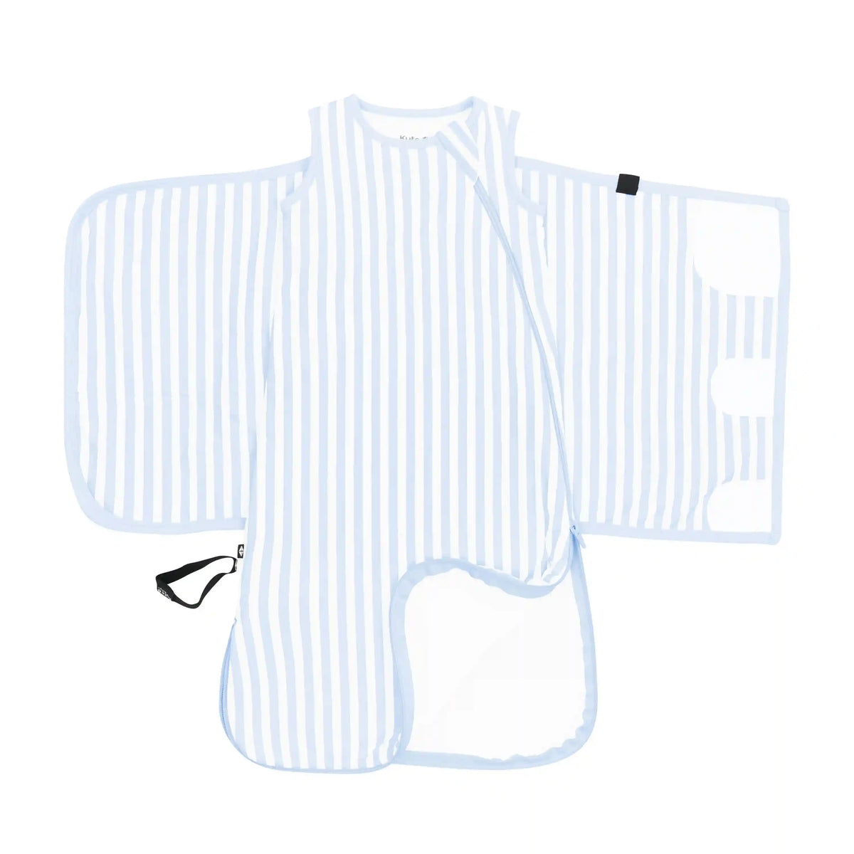 Sleep Bag Swaddler in Small Mist Stripe 1.0