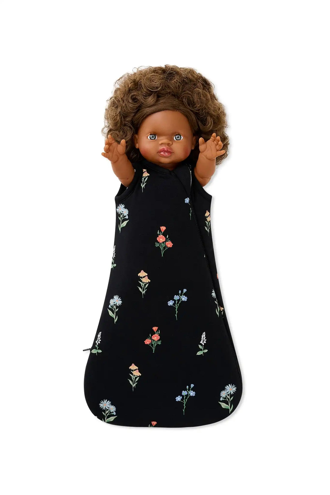 Baby Doll Sleep Bag in Midnight Wildflower