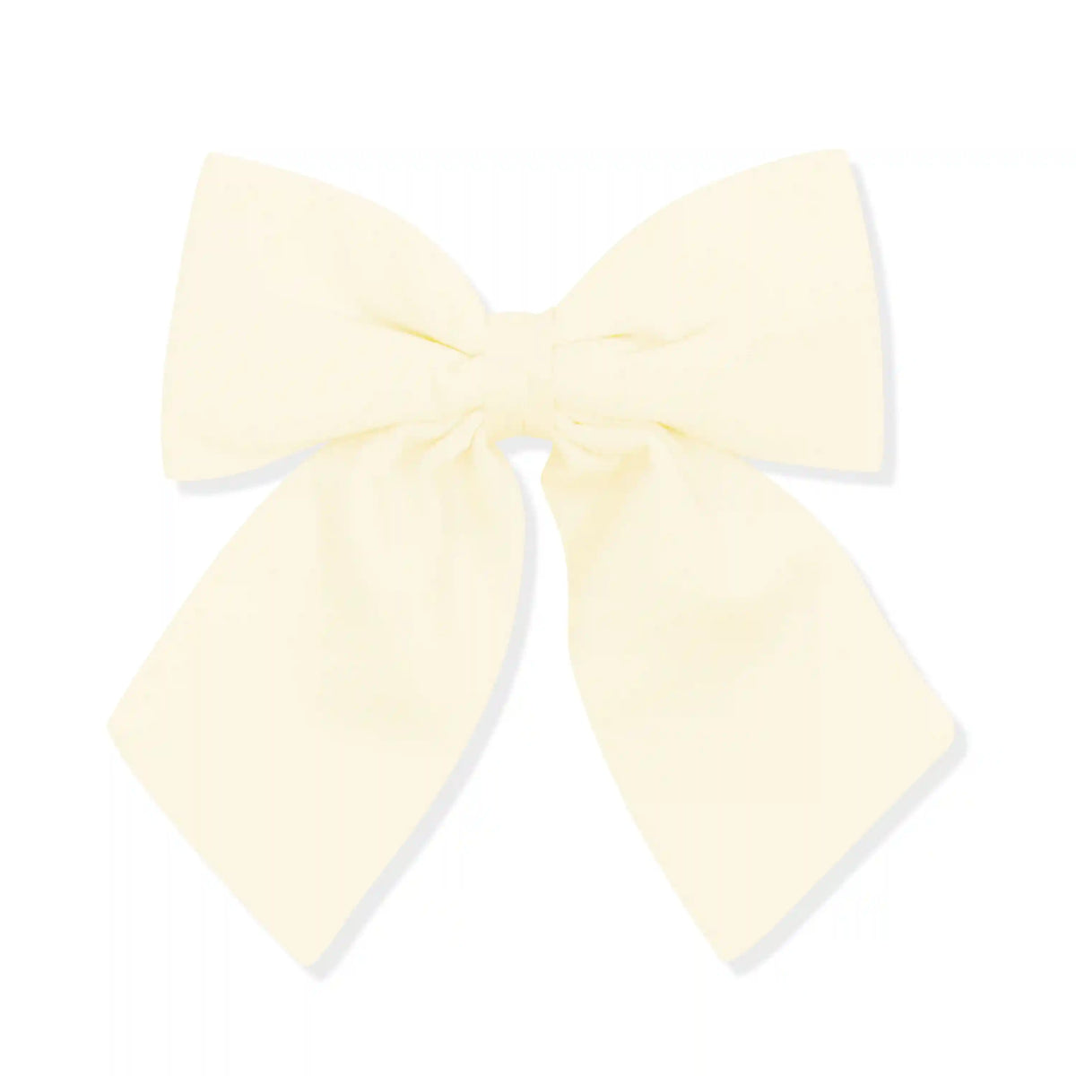 Large Alligator Clip Bow in Chamomile