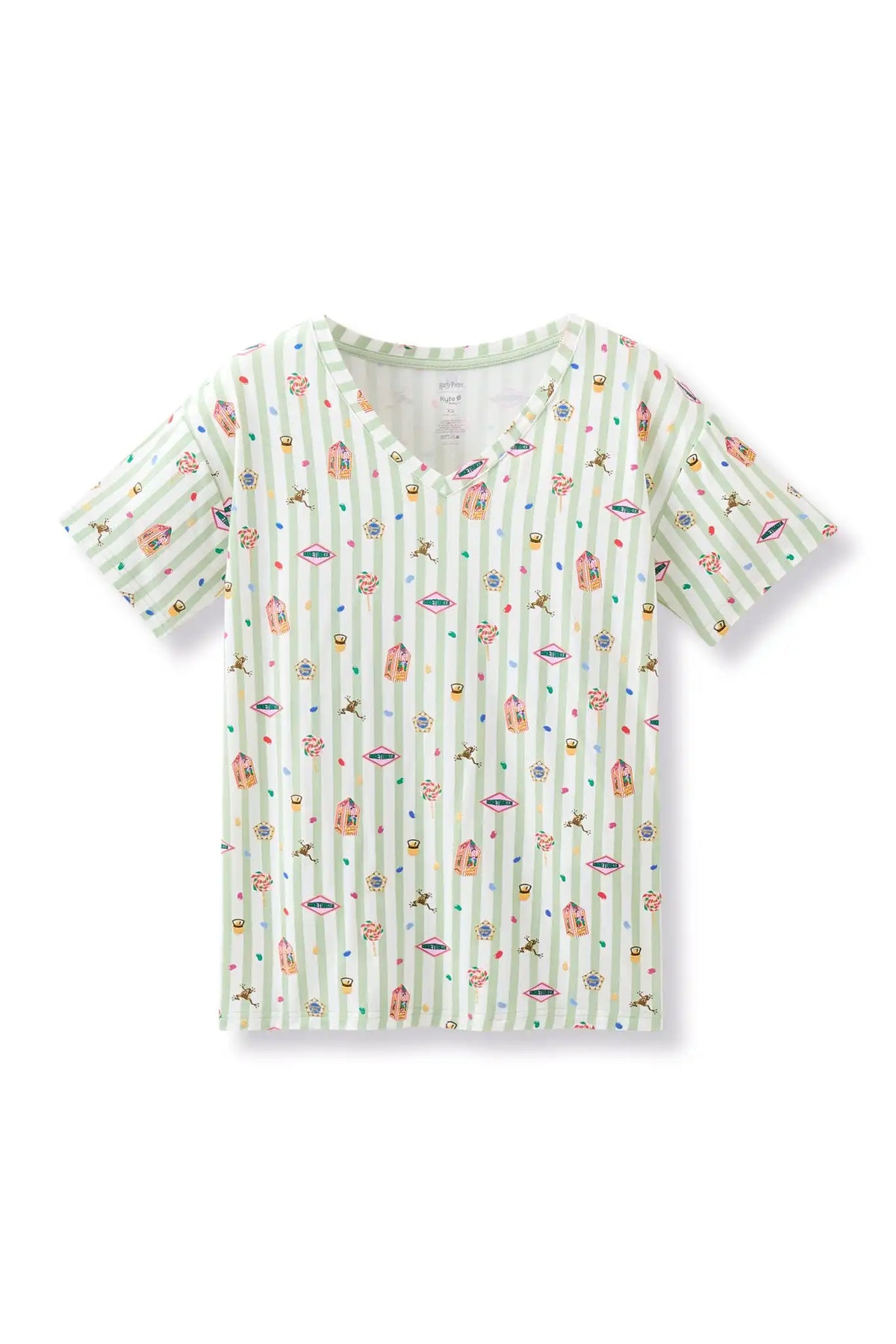 Women's Oversized V-Neck Tee in Honeydukes