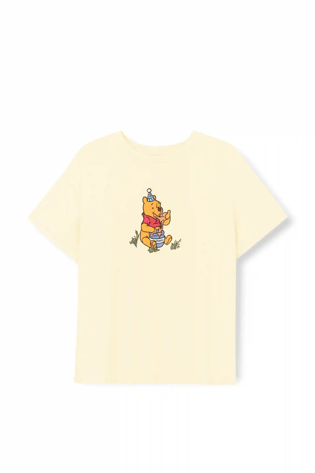 Women's Graphic Tee in Winnie the Pooh on Chamomile