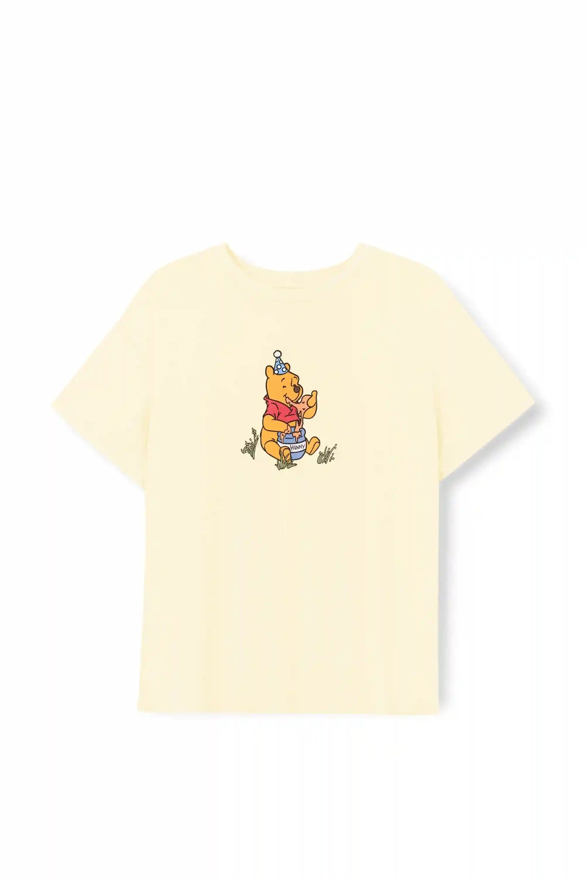 Women's Graphic Tee in Winnie the Pooh on Chamomile