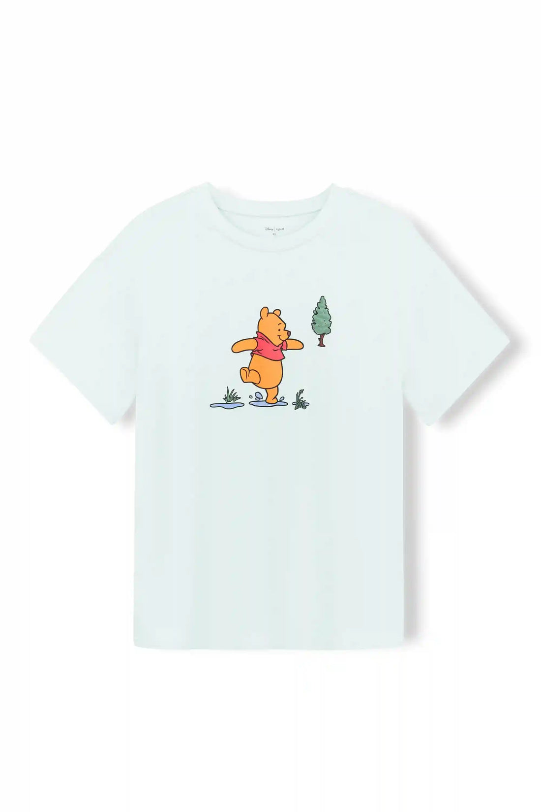 Women's Graphic Tee in Winnie the Pooh on Dew