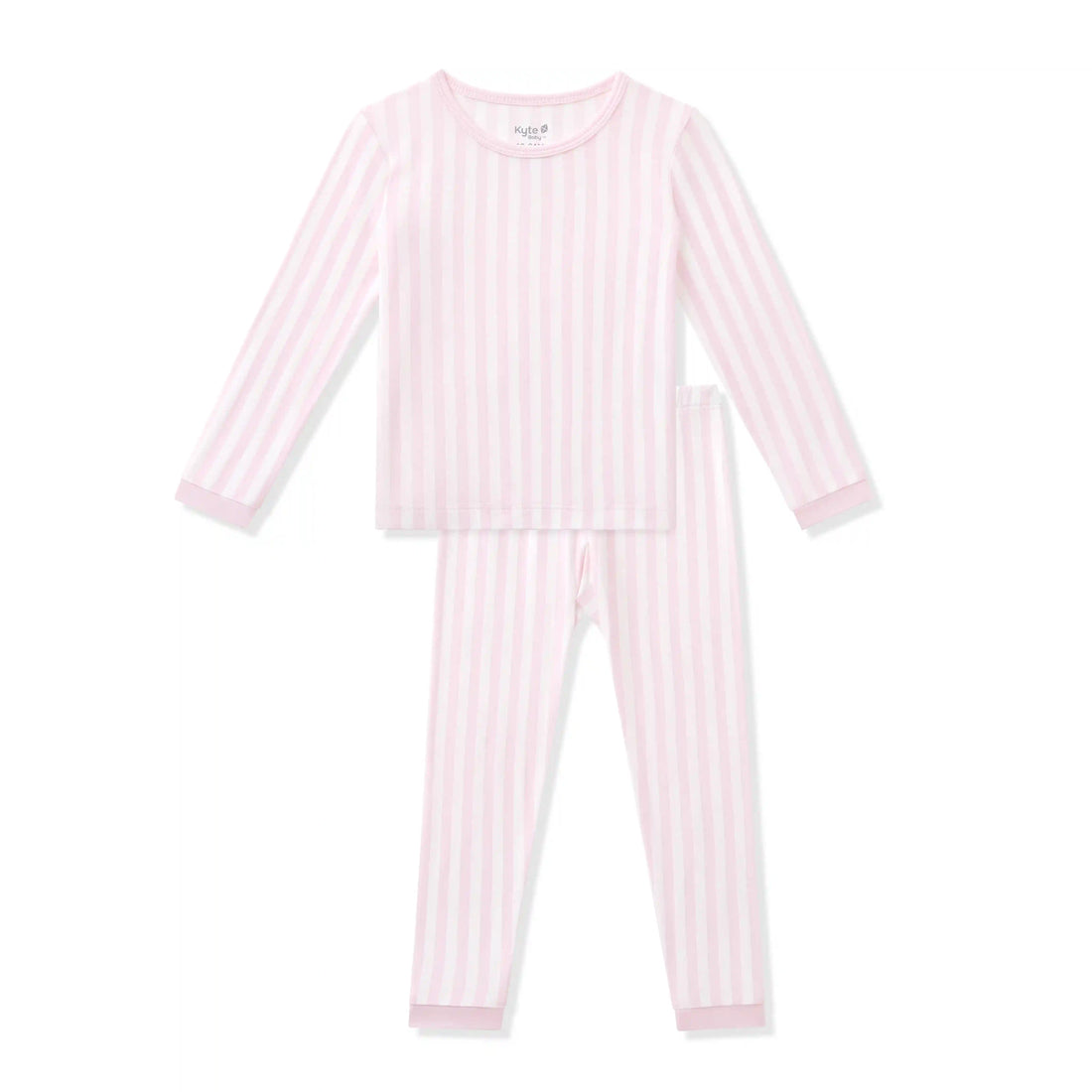 Long Sleeve Pajamas in Small Sakura Stripe