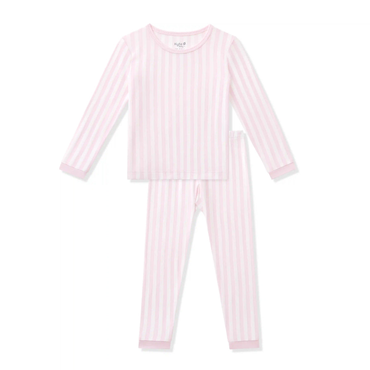 Long Sleeve Pajamas in Small Sakura Stripe