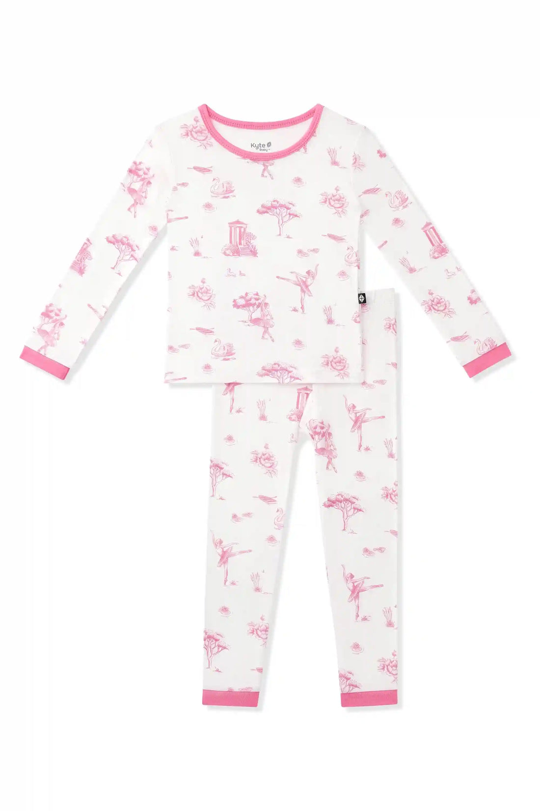 Long Sleeve Pajamas in Toile Ballet