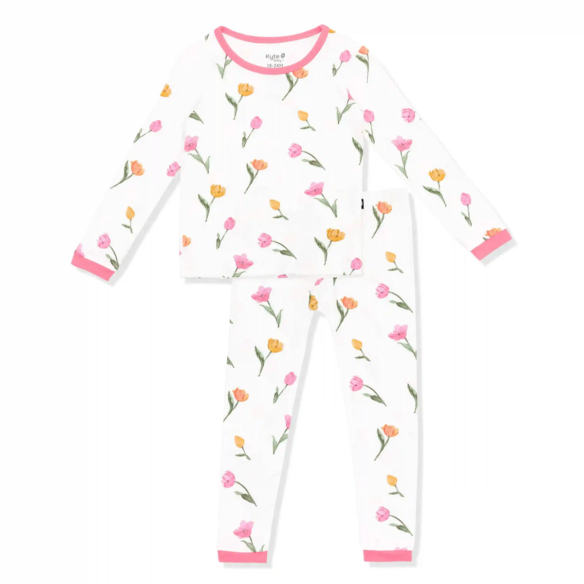 Long Sleeve Pajamas in Tulip