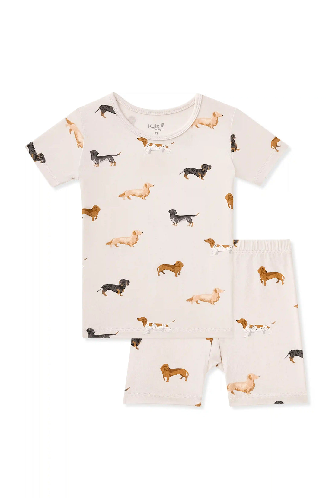Short Sleeve Pajamas in Dachshund