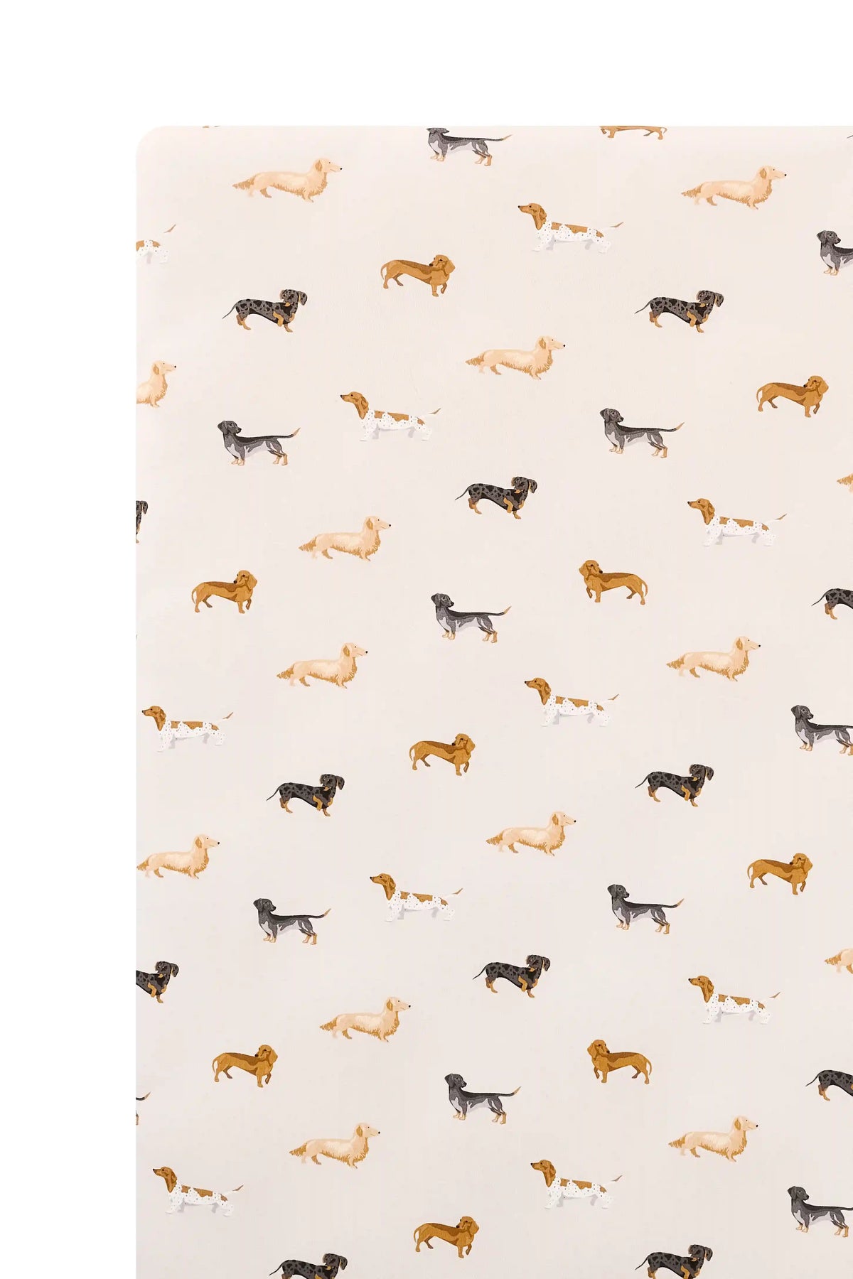 Crib Sheet in Dachshund