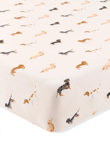 Crib Sheet in Dachshund