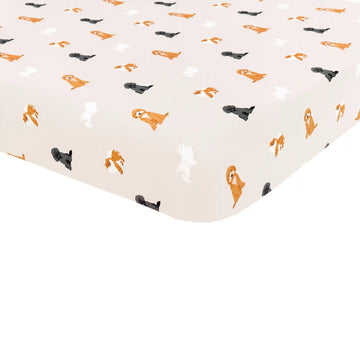 Crib Sheet in Fluffy Dog
