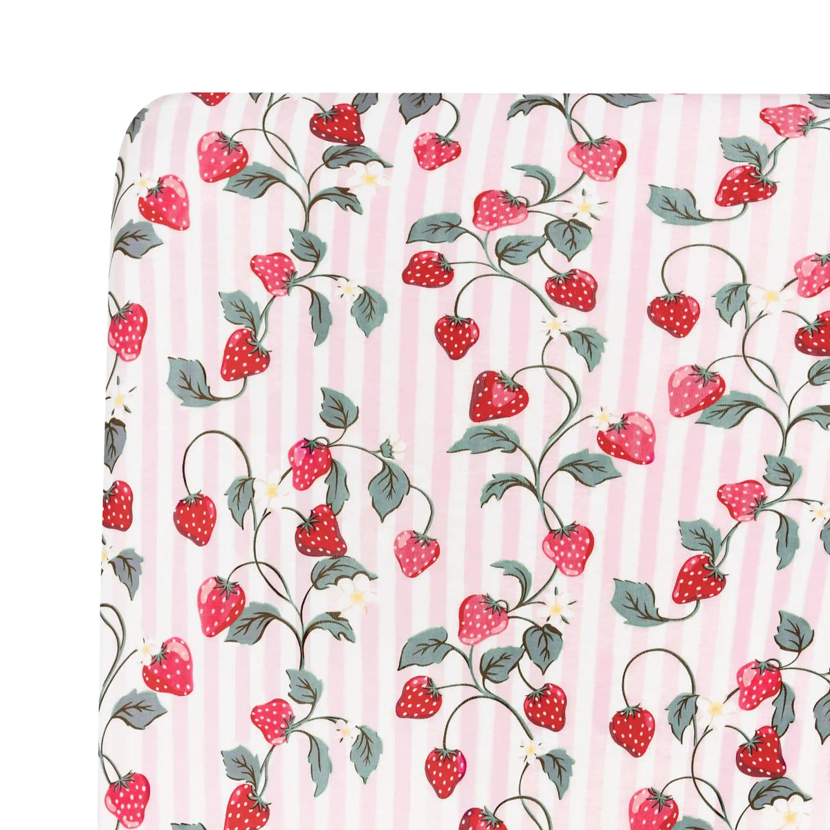 Crib Sheet in Strawberry Fields