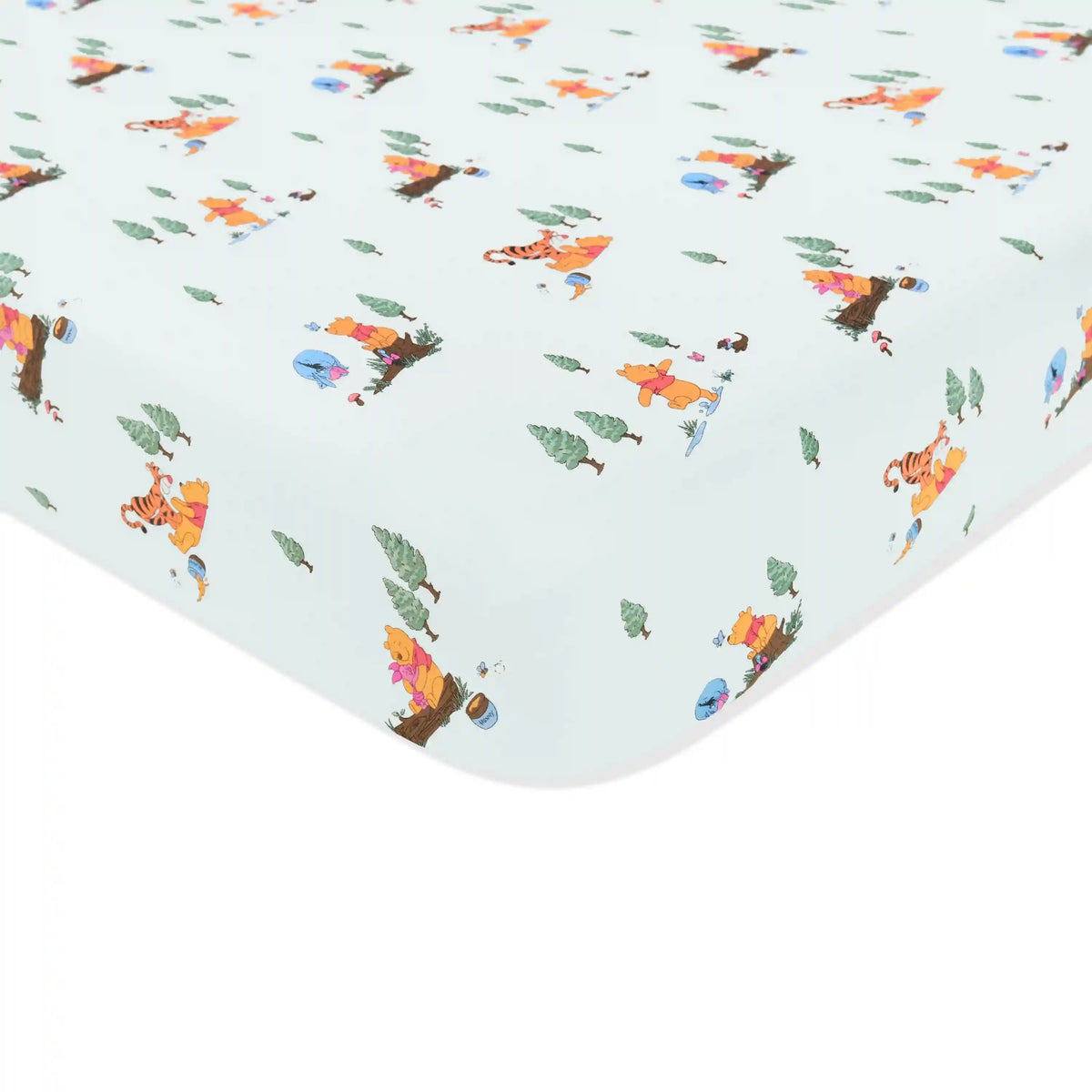 Crib Sheet in Winnie the Pooh Hundred Acre Wood