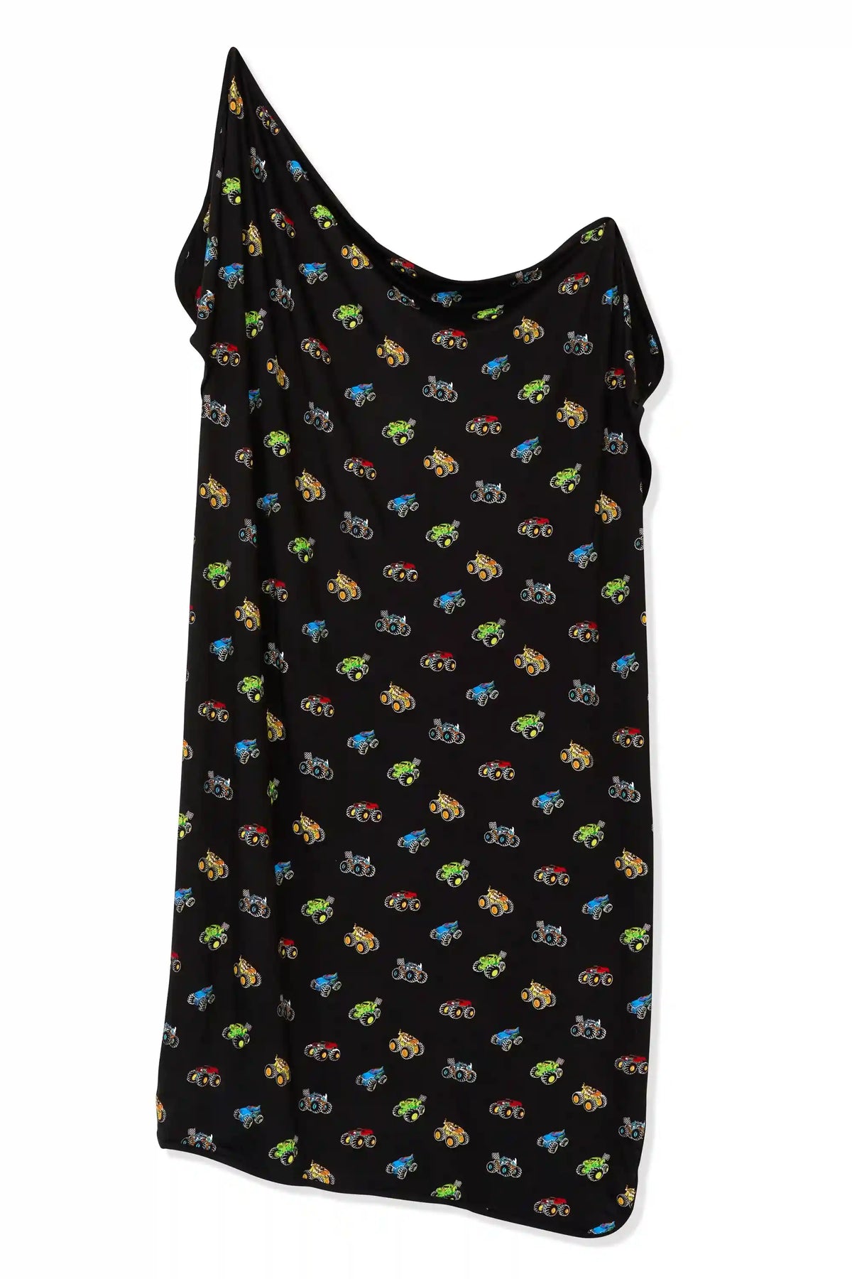 Swaddle Blanket in Monster Truck