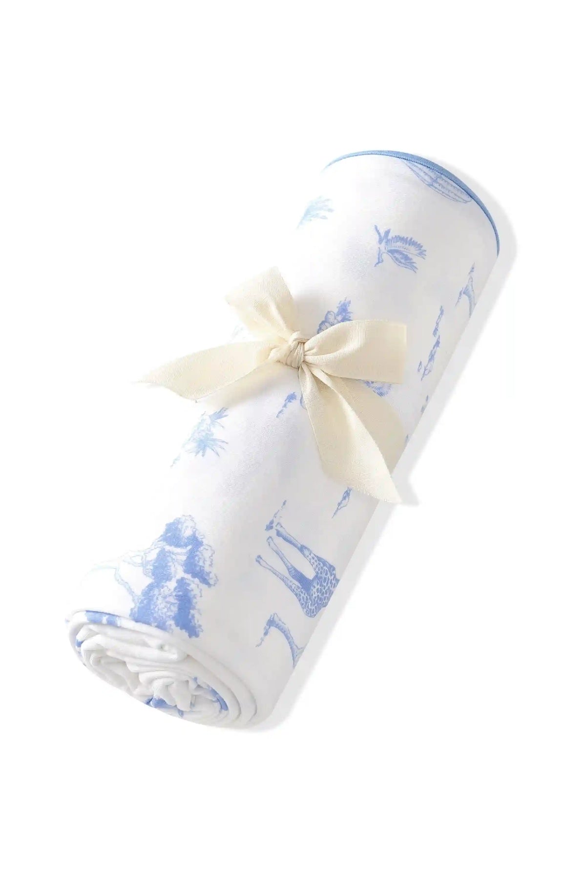 Swaddle Blanket in Toile Safari