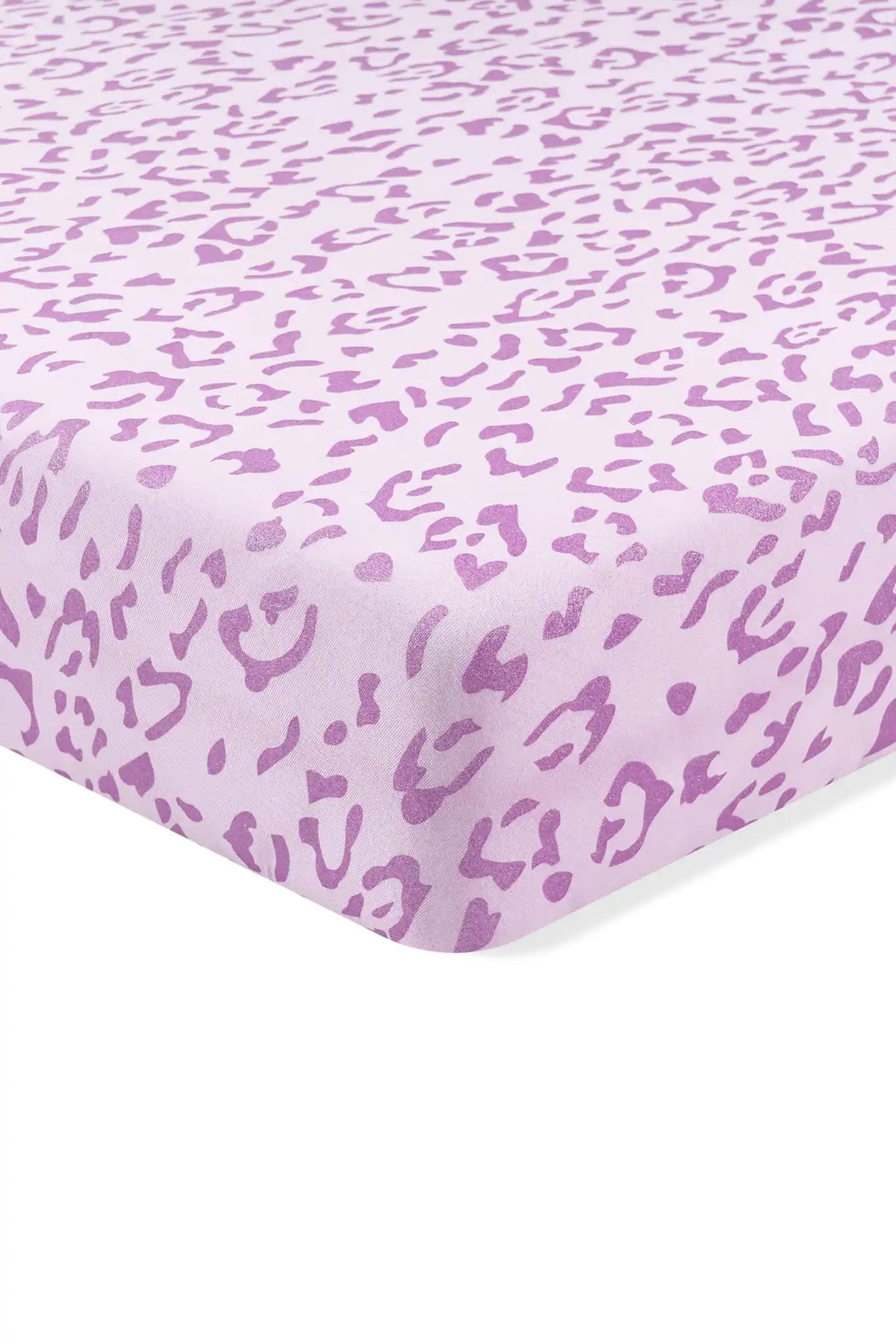 Twin Sheet in Thistle Leopard
