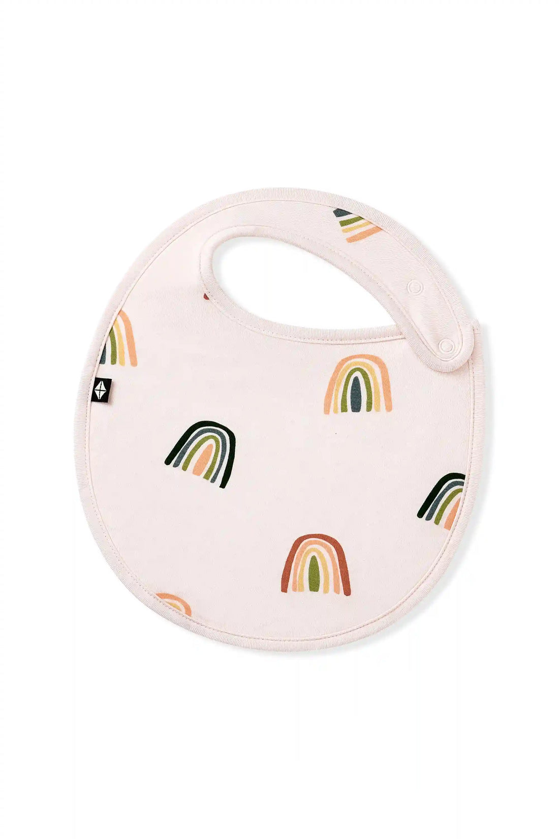 Cushy Bib in Retro Rainbow