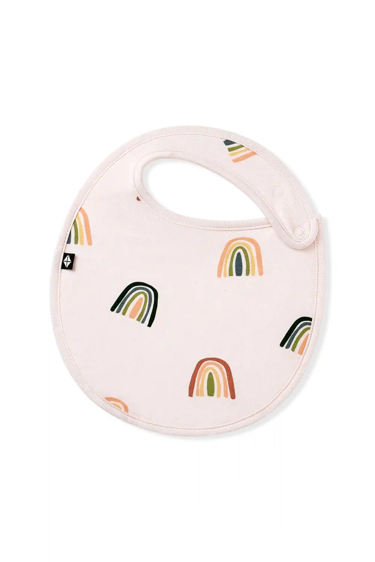 Cushy Bib in Retro Rainbow