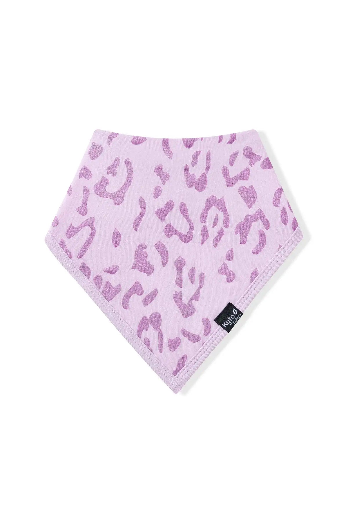Bib in Thistle Leopard