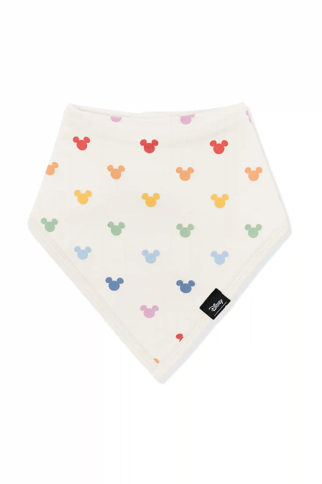 Bib in Pastel Mickey Mouse