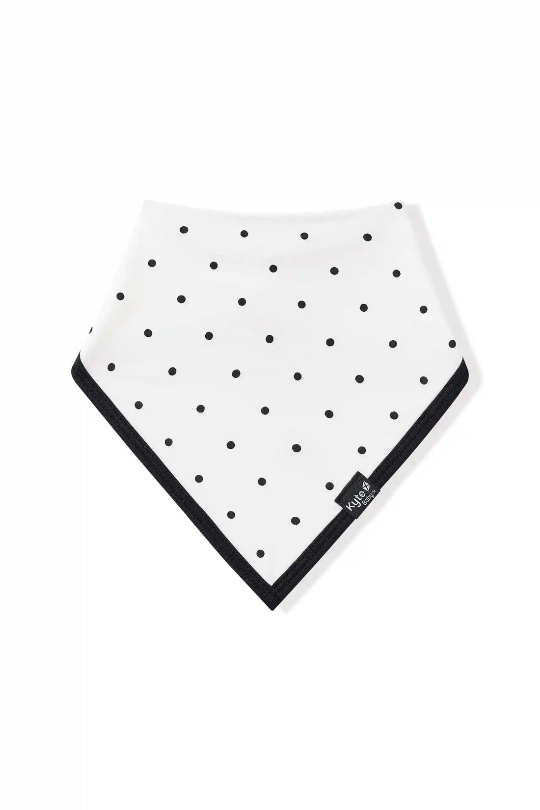 Bib in Midnight Polka Dot