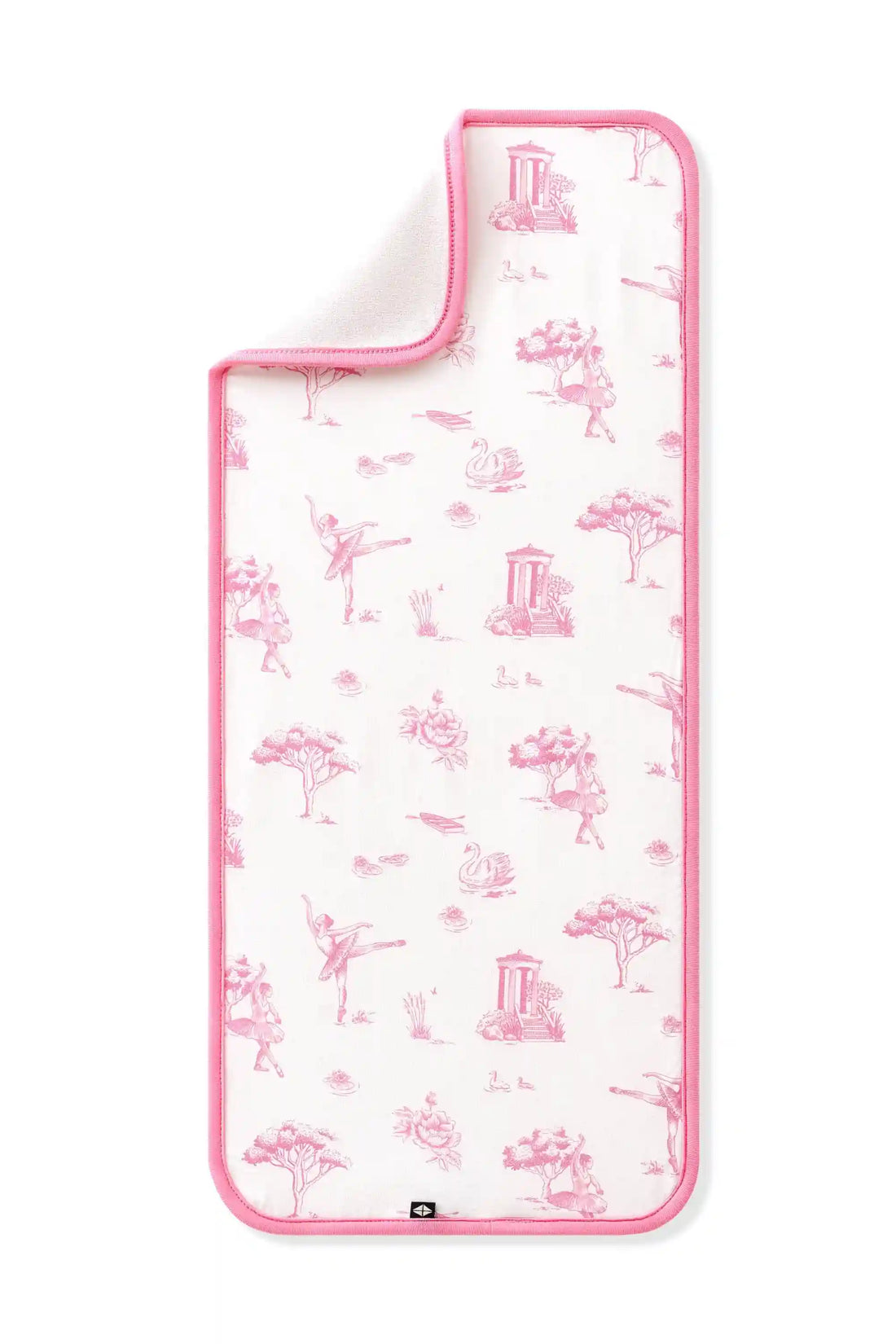 Burp Cloth in Toile Ballet
