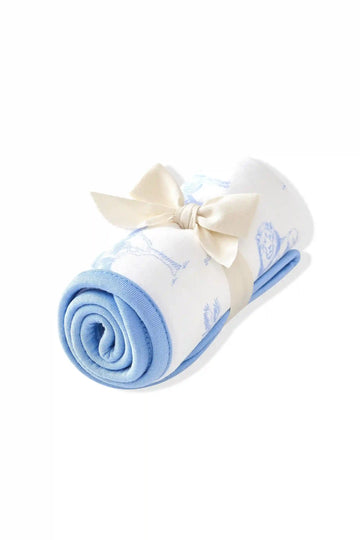 Burp Cloth in Toile Safari