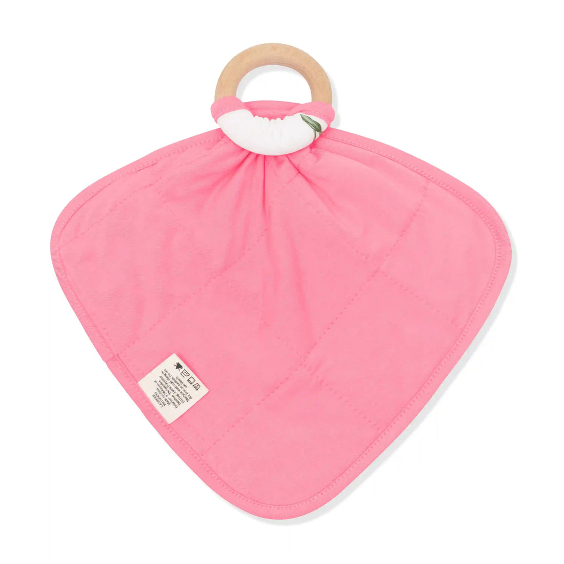 Lovey in Tulip with Removable Wooden Teething Ring
