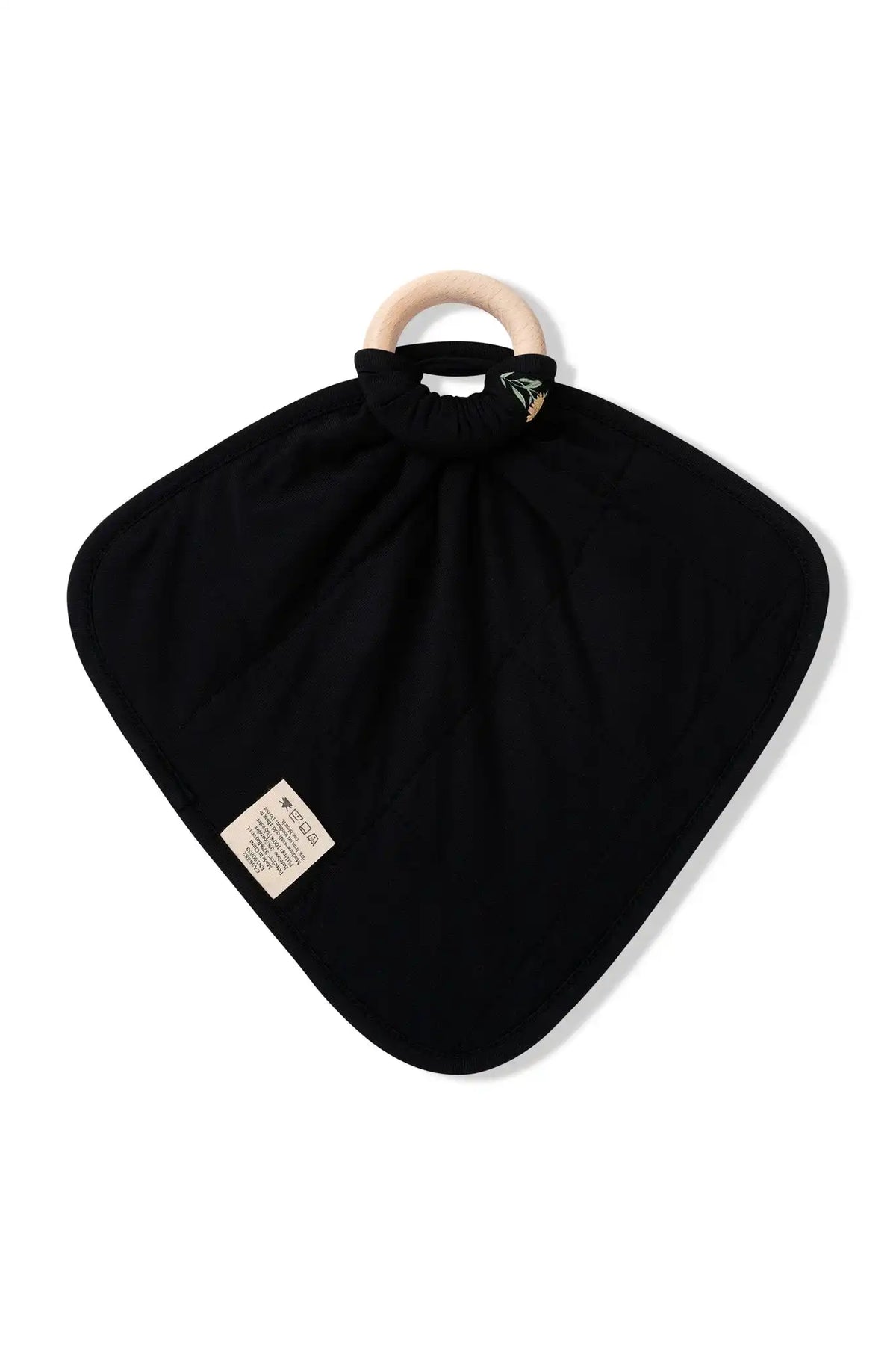 Lovey in Midnight Wildflower with Removable Wooden Teething Ring
