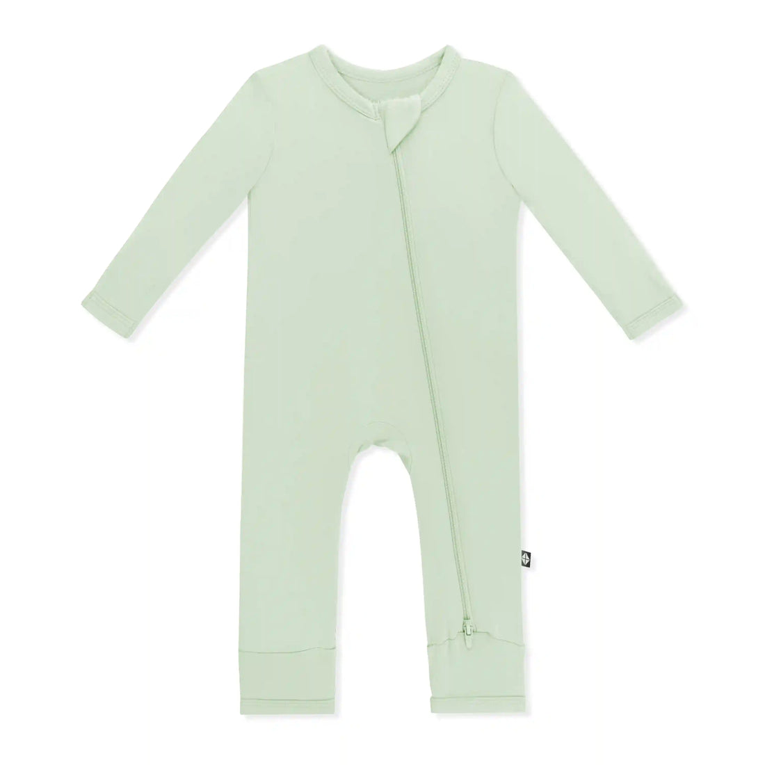 Zippered Romper in Basil
