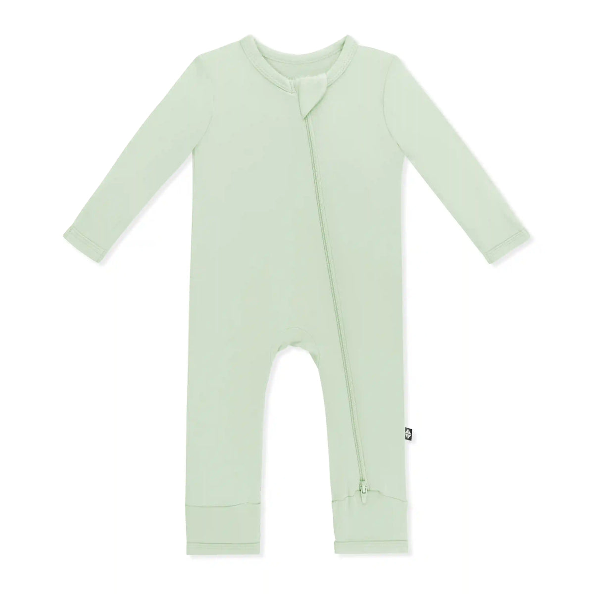 Zippered Romper in Basil